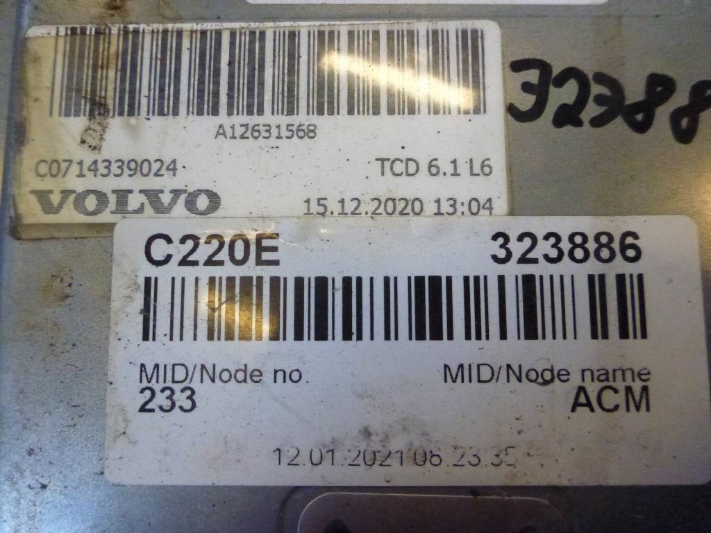 Volvo L 220 E, Motorstyrenhet, 60100015 - النظام الكهربائي - آلات البناء: صور 3 Volvo L 220 E, Motorstyrenhet, 60100015 - النظام الكهربائي - آلات البناء: صور 3