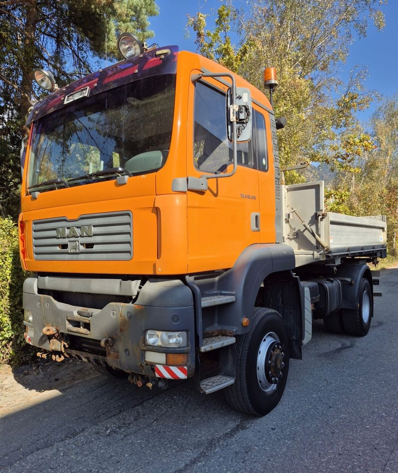MAN 18.313 FAK 4x4, E3,  ohne Kran - قلابات: صور 1 MAN 18.313 FAK 4x4, E3,  ohne Kran - قلابات: صور 1