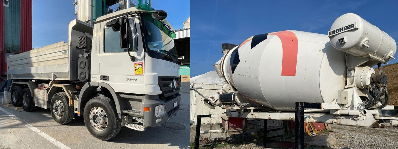 Mercedes-Benz Actros 3241 8x4,E5,Wechselsystem Mischer/Kipper - شاحنة خلاطة خرسانة: صور 1 Mercedes-Benz Actros 3241 8x4,E5,Wechselsystem Mischer/Kipper - شاحنة خلاطة خرسانة: صور 1
