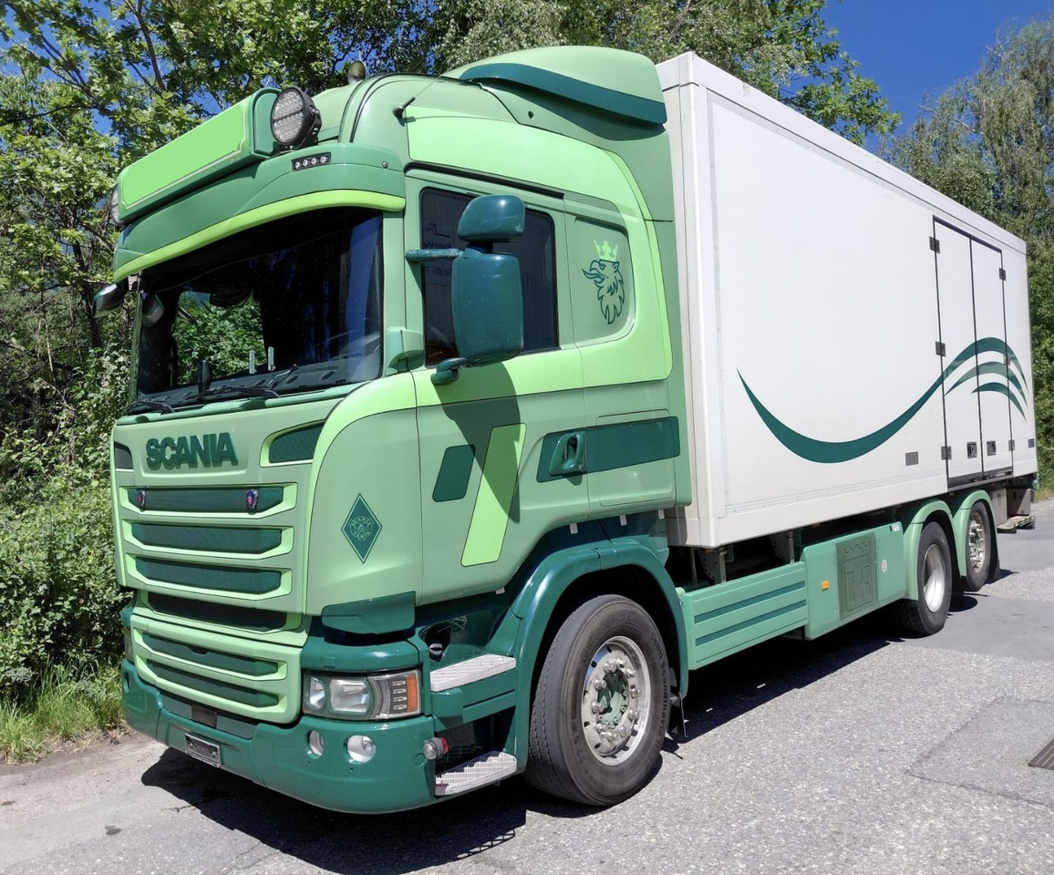 Scania R450 6x2, E6, Thermo King UT 1200, Ladebordwand - مبردة شاحنة: صور 1 Scania R450 6x2, E6, Thermo King UT 1200, Ladebordwand - مبردة شاحنة: صور 1