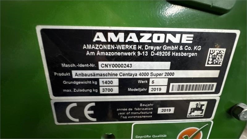 Amazone KG4001Super/Cataya4000Super KG 4001 Super  - الة بذر: صور 2 Amazone KG4001Super/Cataya4000Super KG 4001 Super  - الة بذر: صور 2