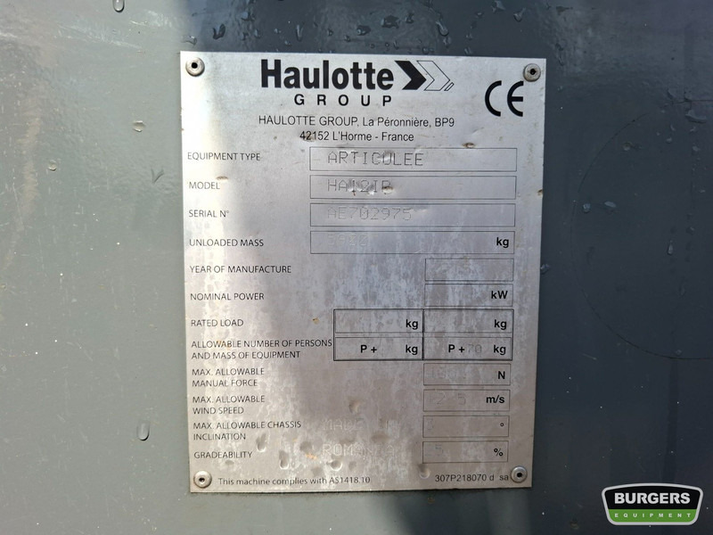 Haulotte HA12IP Nieuwe Accus - رافعات سلة مفصلية: صور 5 Haulotte HA12IP Nieuwe Accus - رافعات سلة مفصلية: صور 5