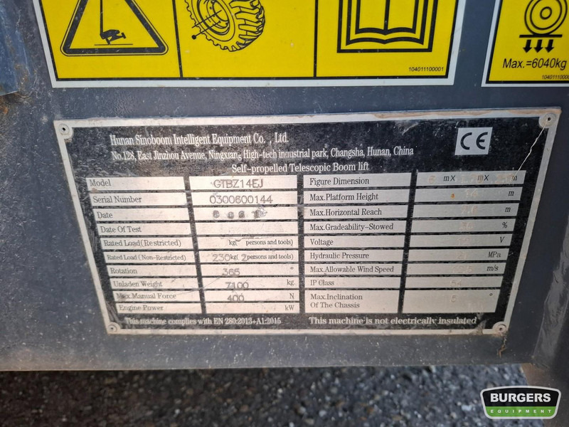 Sinoboom AB14EJ AB460EJ - رافعات سلة مفصلية: صور 5 Sinoboom AB14EJ AB460EJ - رافعات سلة مفصلية: صور 5