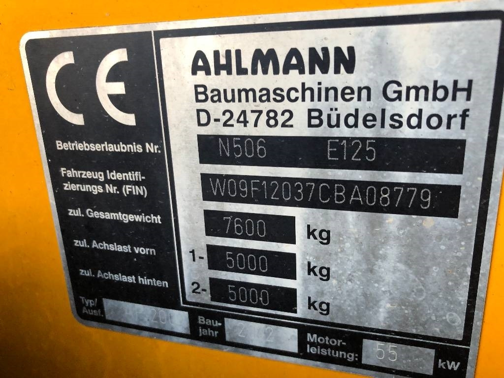 Ahlmann AF1200 Dismantled: only spare parts - اللودر بعجل: صور 5 Ahlmann AF1200 Dismantled: only spare parts - اللودر بعجل: صور 5