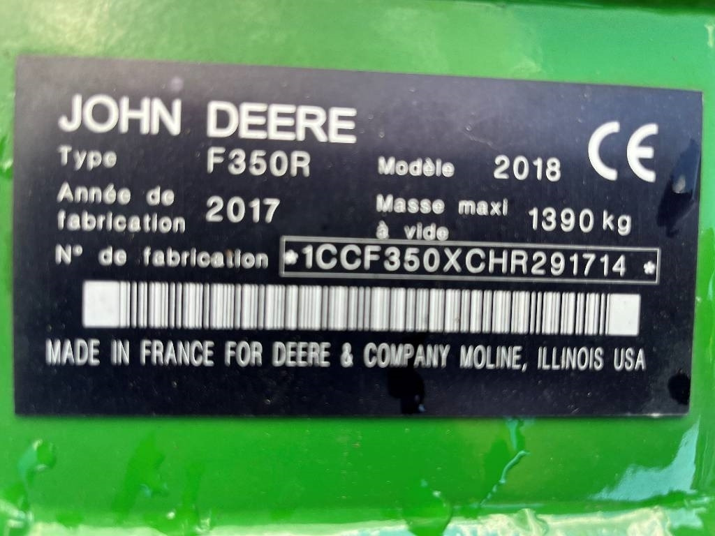 John Deere F 350 R Dismantled: only spare parts - جزازة: صور 5 John Deere F 350 R Dismantled: only spare parts - جزازة: صور 5