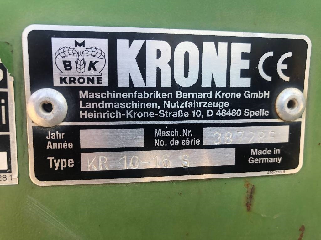 Krone KR 10-16 Dismantled: spare parts - مكبس القش الدائري: صور 3 Krone KR 10-16 Dismantled: spare parts - مكبس القش الدائري: صور 3