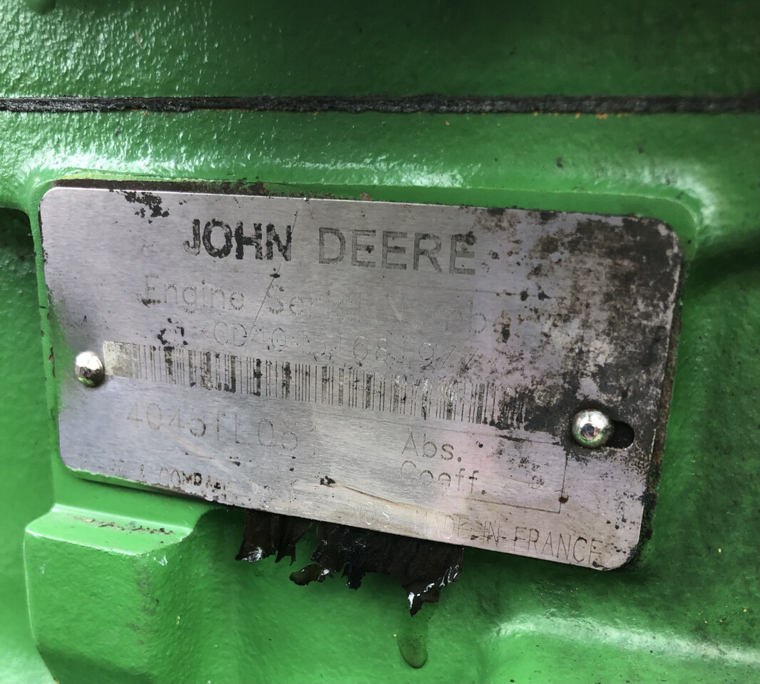 John Deere-silnik/John Deere 6210 4045TL051 - المحرك - الآلات والماكينات الزراعية: صور 3 John Deere-silnik/John Deere 6210 4045TL051 - المحرك - الآلات والماكينات الزراعية: صور 3