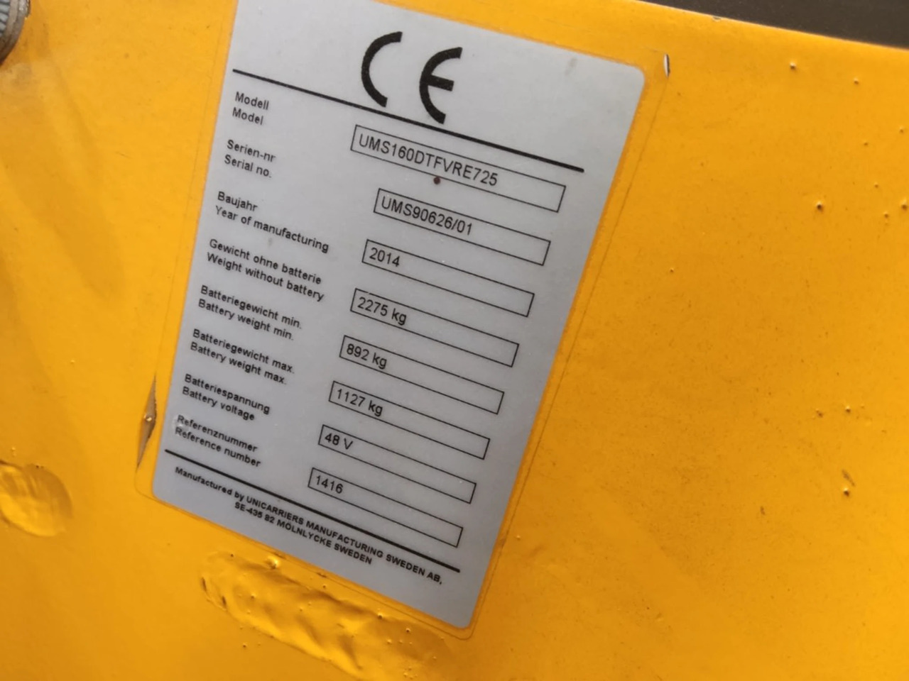 Atlet UMS90626/01 - شاحنة مناولة: صور 5 Atlet UMS90626/01 - شاحنة مناولة: صور 5