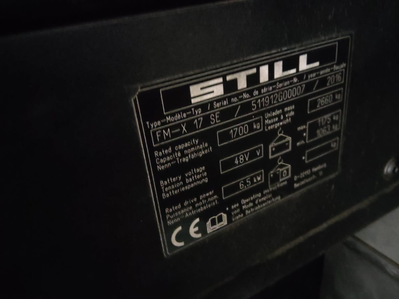 STILL FM-X17SE/TK - شاحنة مناولة: صور 2 STILL FM-X17SE/TK - شاحنة مناولة: صور 2