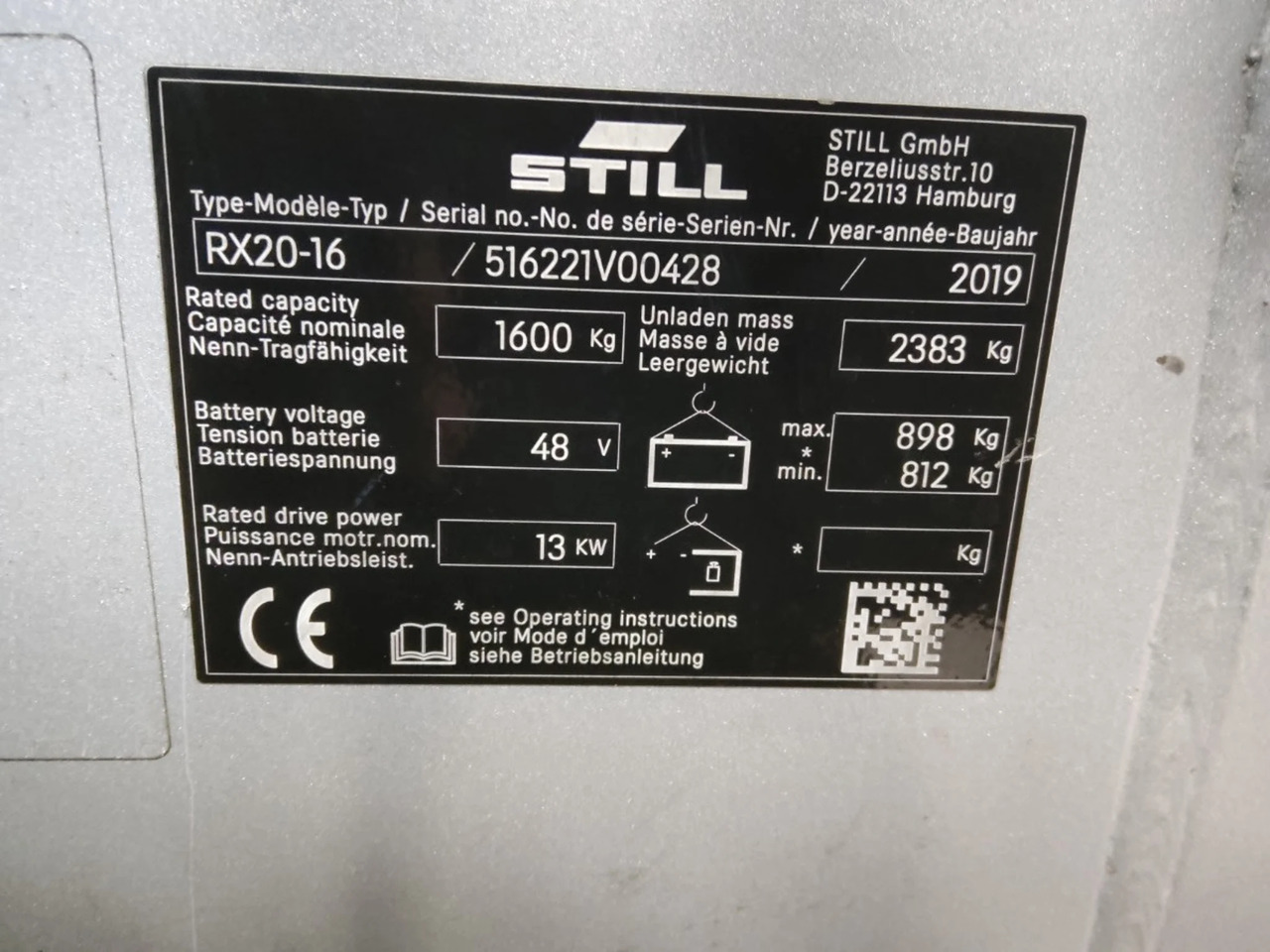 STILL RX20-16 - رافعة شوكية كهربائية: صور 5 STILL RX20-16 - رافعة شوكية كهربائية: صور 5