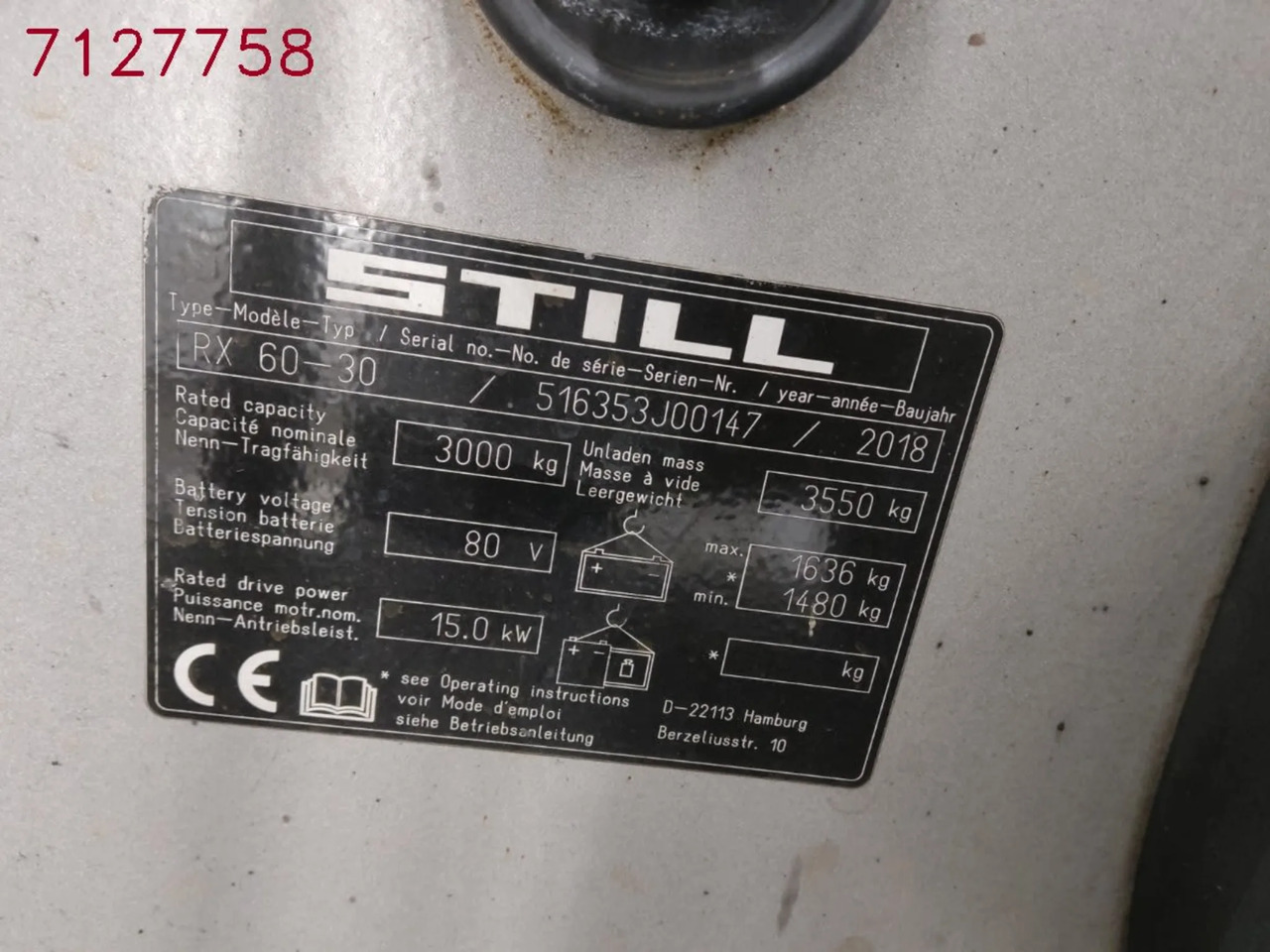 STILL RX60-30 - رافعة شوكية كهربائية: صور 5 STILL RX60-30 - رافعة شوكية كهربائية: صور 5