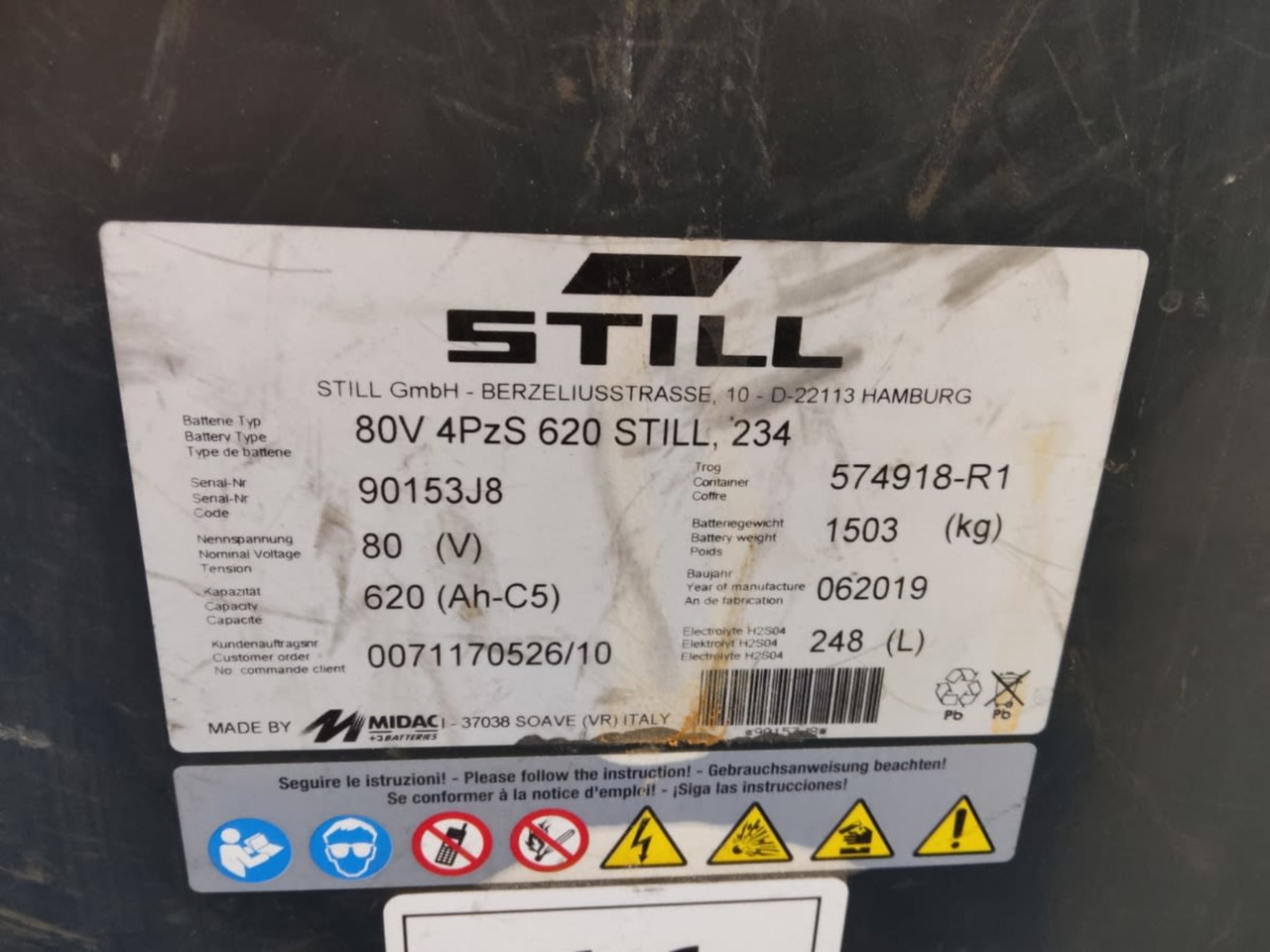 رافعة شوكية كهربائية STILL RX60-30: صور 6