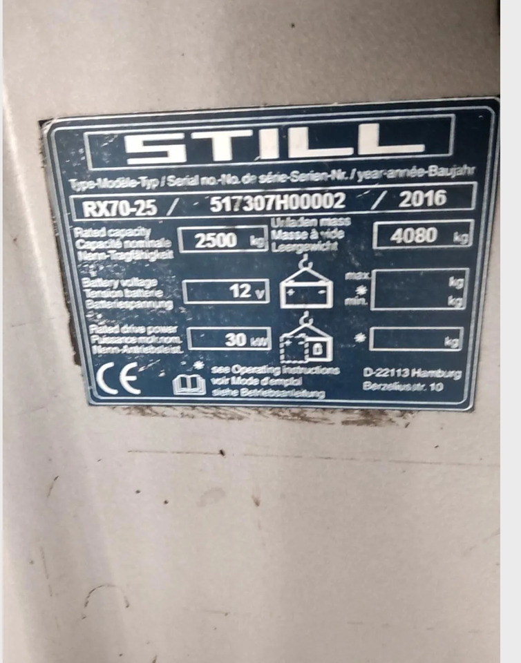 STILL RX70-25T - رافعة شوكية تعمل بالغاز: صور 5 STILL RX70-25T - رافعة شوكية تعمل بالغاز: صور 5