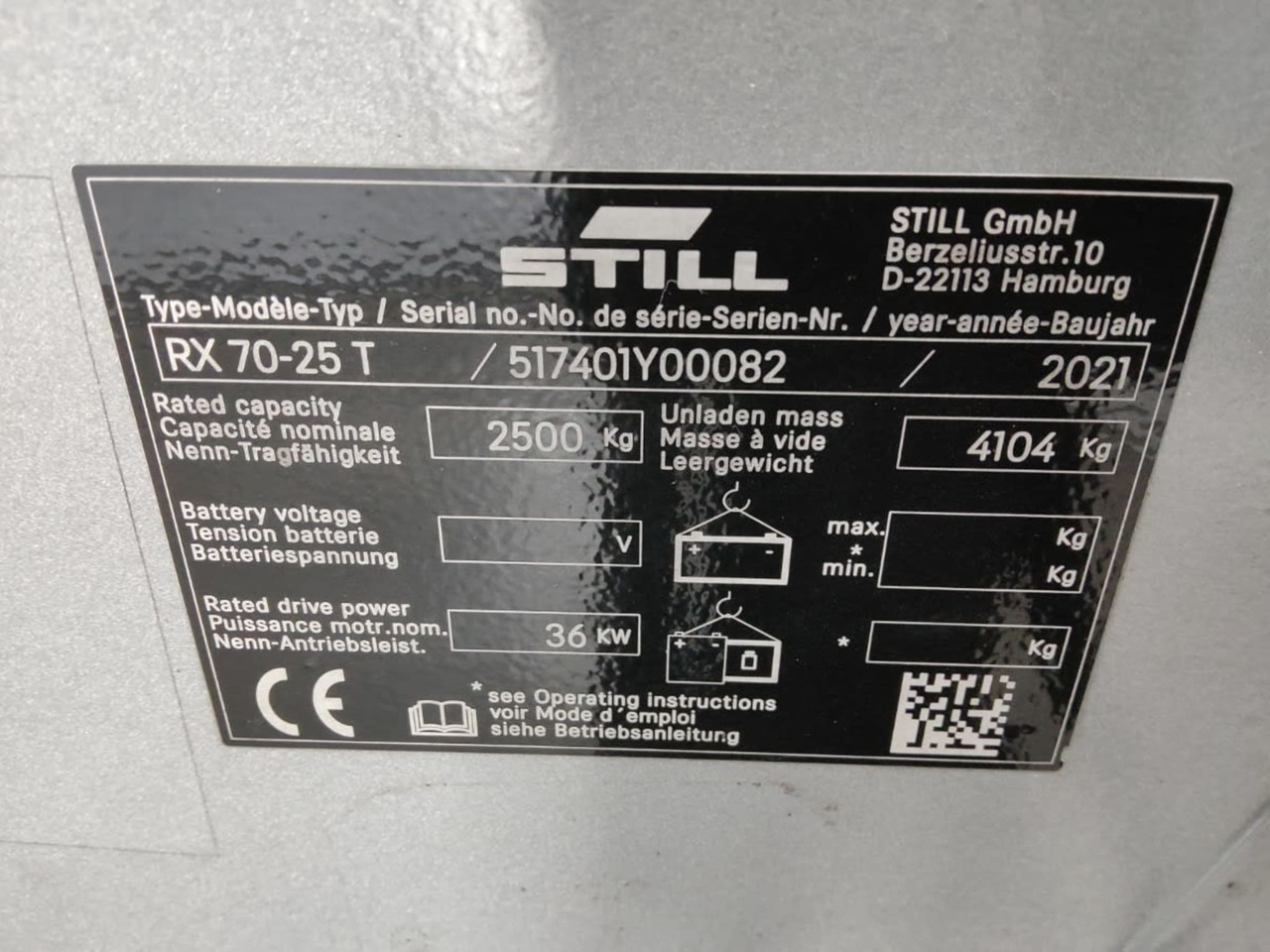 STILL RX70-25T - رافعة شوكية تعمل بالغاز: صور 5 STILL RX70-25T - رافعة شوكية تعمل بالغاز: صور 5