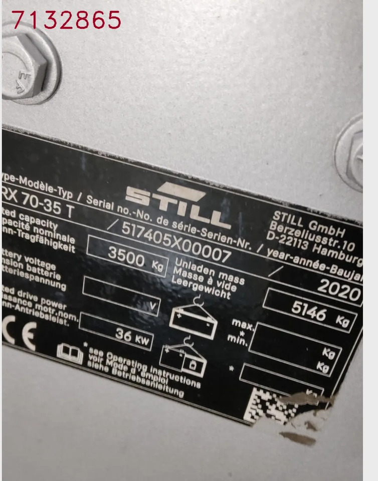 STILL RX70-35T - رافعة شوكية تعمل بالغاز: صور 2 STILL RX70-35T - رافعة شوكية تعمل بالغاز: صور 2