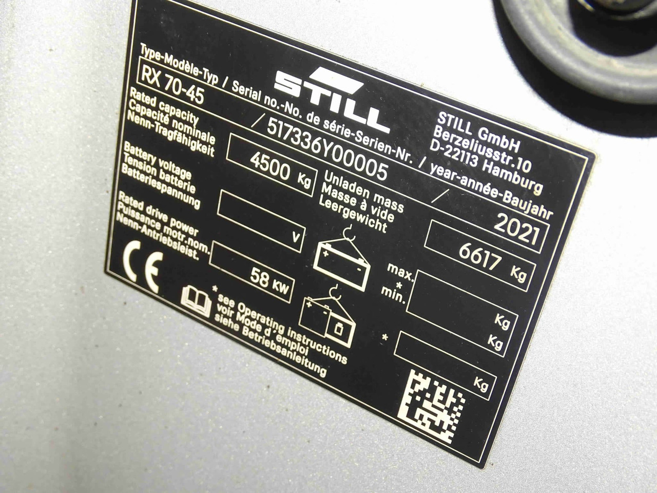 STILL RX70-45T - رافعة شوكية تعمل بالغاز: صور 2 STILL RX70-45T - رافعة شوكية تعمل بالغاز: صور 2