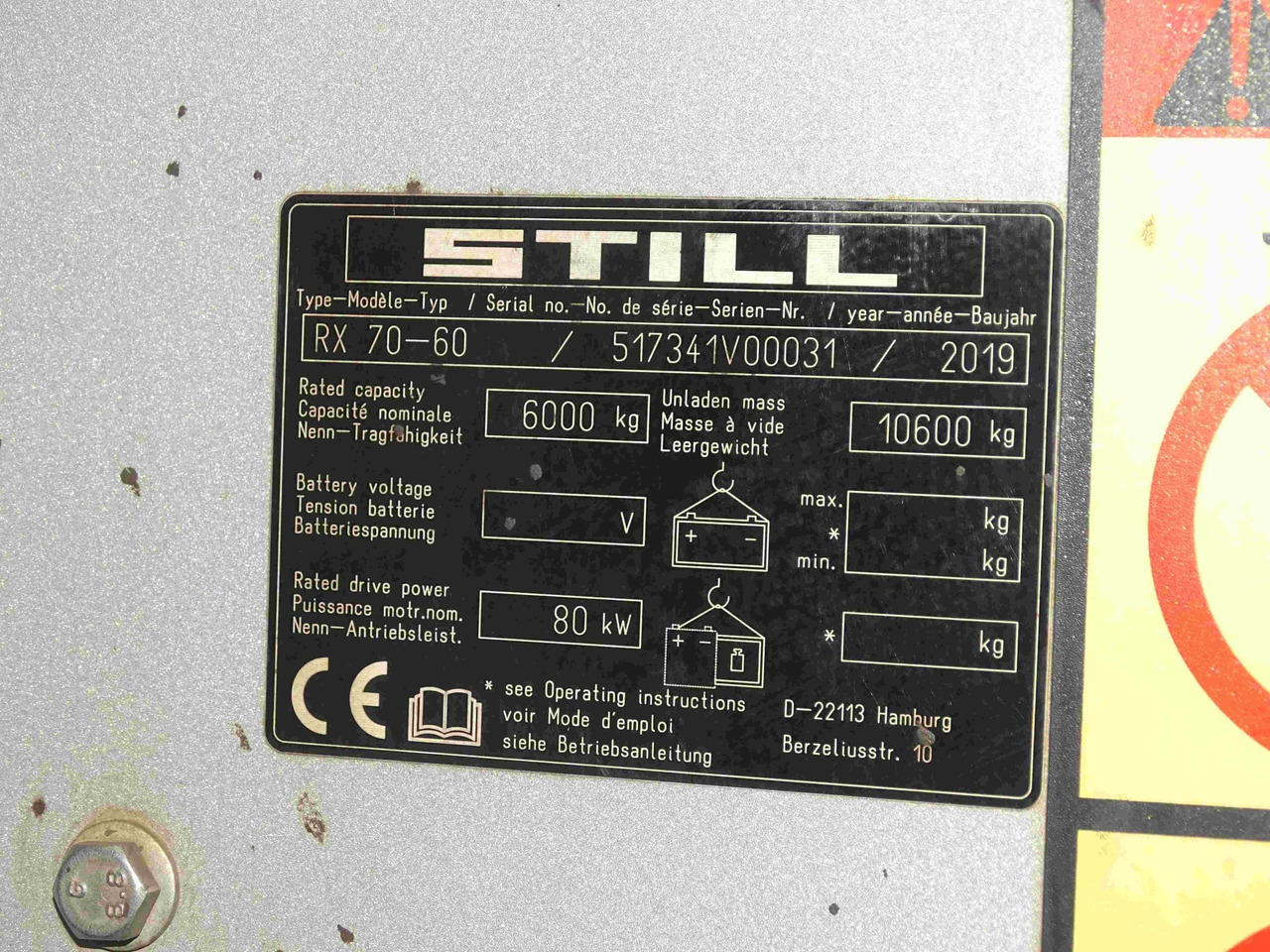 STILL RX70-60 - رافعة شوكية ديزل: صور 5 STILL RX70-60 - رافعة شوكية ديزل: صور 5