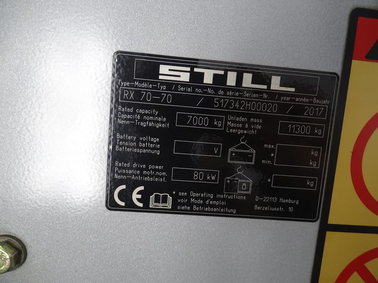 STILL RX70-70 - رافعة شوكية ديزل: صور 5 STILL RX70-70 - رافعة شوكية ديزل: صور 5