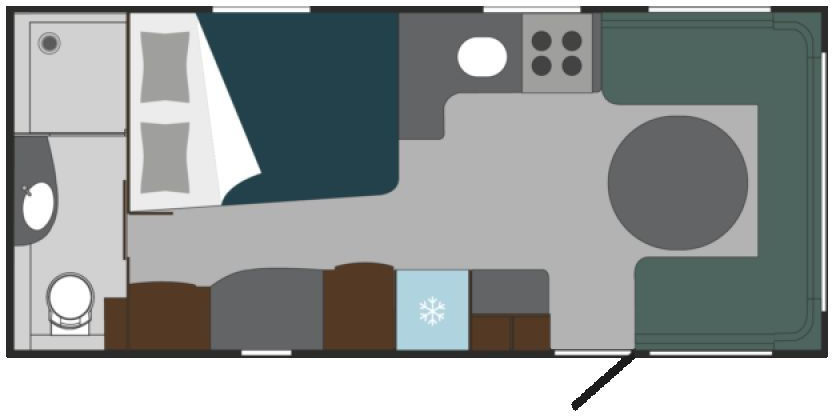 Polar Blueline 590 BFW WINTERFEST MODELL 2025 - كرفان سحب: صور 2 Polar Blueline 590 BFW WINTERFEST MODELL 2025 - كرفان سحب: صور 2
