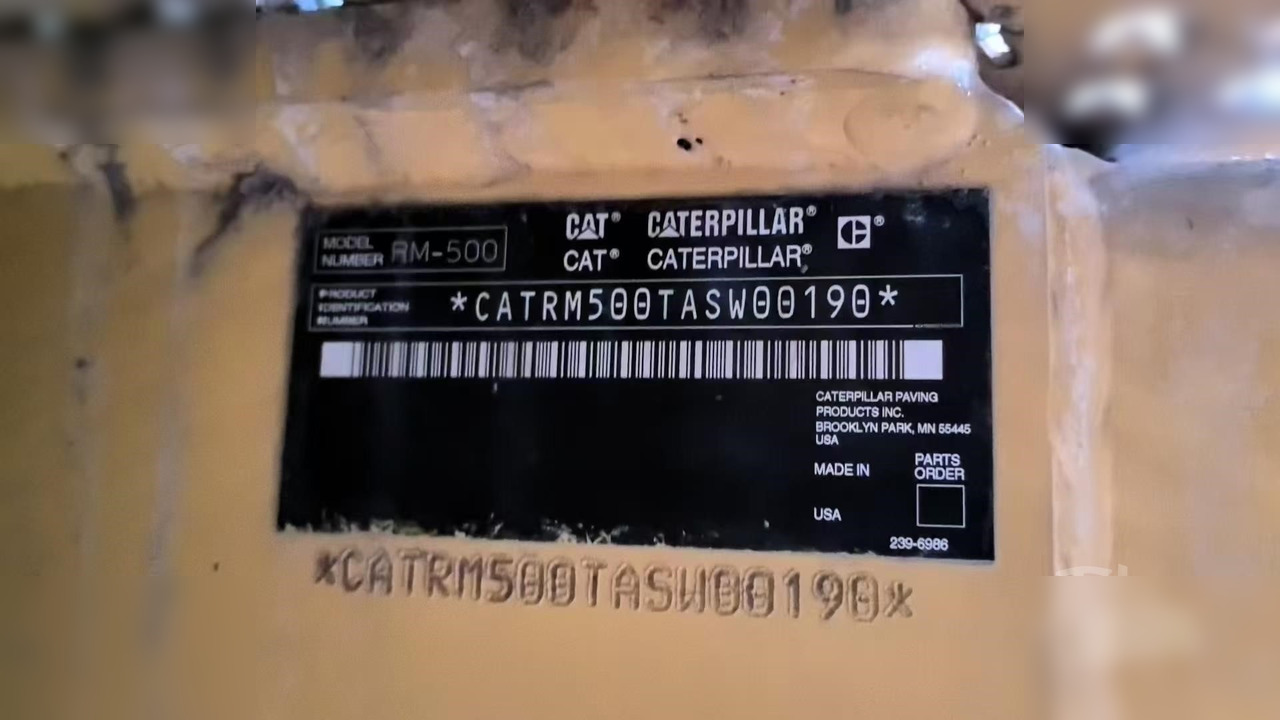 2008 CATERPILLAR RM-500 - مثبت التربة: صور 4 2008 CATERPILLAR RM-500 - مثبت التربة: صور 4