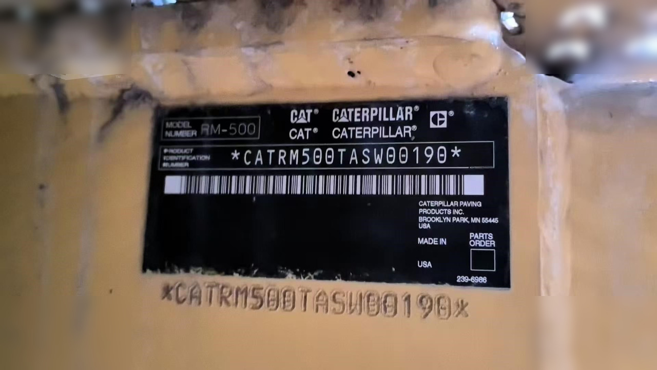 2008 CATERPILLAR RM-500 - مثبت التربة: صور 4 2008 CATERPILLAR RM-500 - مثبت التربة: صور 4