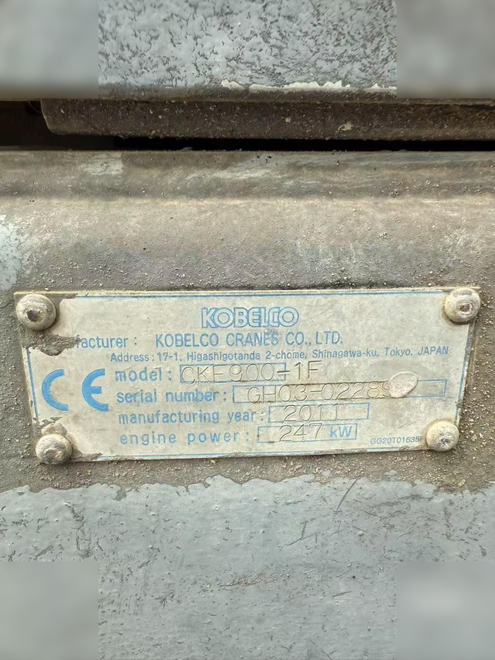 2011 KOBELCO CKE900-1F - رافعة مجنزرة: صور 5 2011 KOBELCO CKE900-1F - رافعة مجنزرة: صور 5
