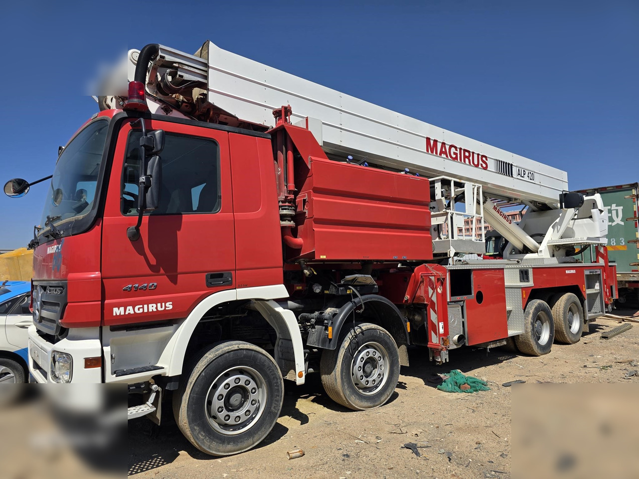 2011 MERCEDES-BENZ ACTROS 4140 - مصاعد الازدهار محمولة على شاحنة: صور 1 2011 MERCEDES-BENZ ACTROS 4140 - مصاعد الازدهار محمولة على شاحنة: صور 1