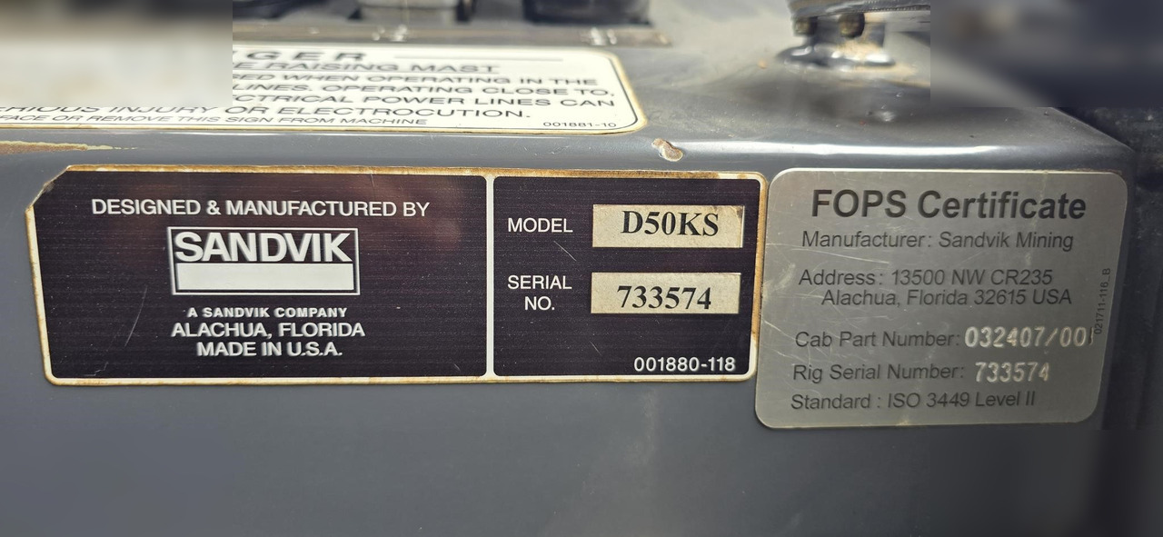 آلة حفر 2011 SANDVIK D50KS: صور 7