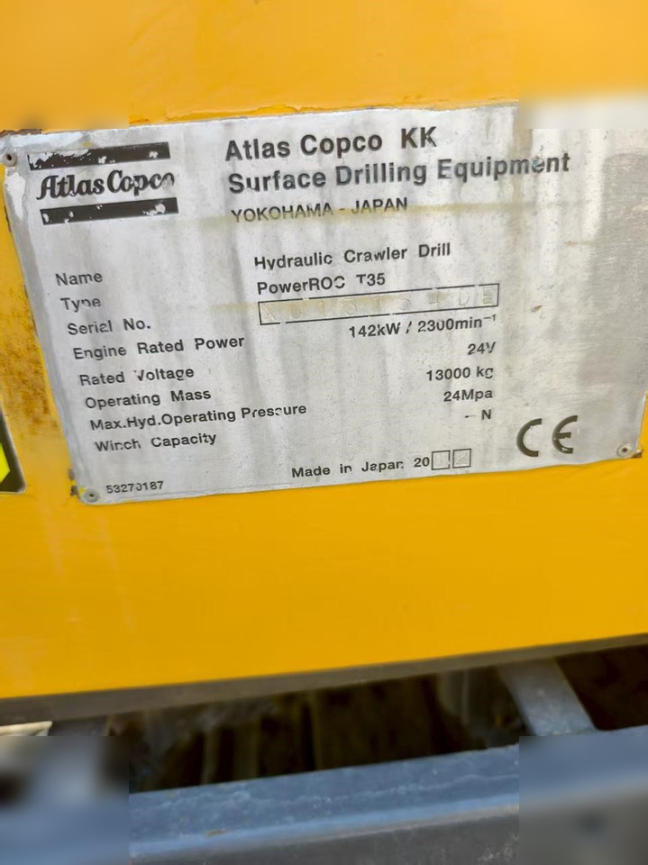 2012 ATLAS COPCO T35 - آلة حفر: صور 5 2012 ATLAS COPCO T35 - آلة حفر: صور 5