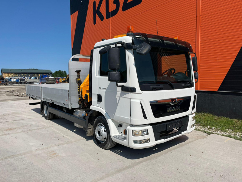 MAN TGL 8.190 4x2 EFFER 80.2/2S / PLATFORM L=5250 mm - شاحنات مسطحة, شاحنة كرين: صور 4 MAN TGL 8.190 4x2 EFFER 80.2/2S / PLATFORM L=5250 mm - شاحنات مسطحة, شاحنة كرين: صور 4