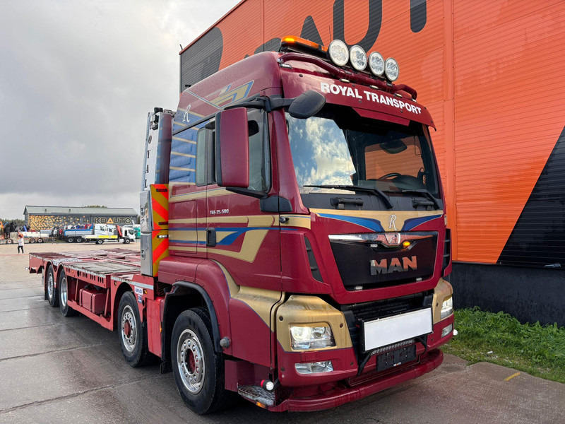 MAN TGS 35.480 8x4H-6 HYDRODRIVE / PLATFORM L=9160 mm / WINCH - شاحنة نقل سيارات شاحنة: صور 4 MAN TGS 35.480 8x4H-6 HYDRODRIVE / PLATFORM L=9160 mm / WINCH - شاحنة نقل سيارات شاحنة: صور 4