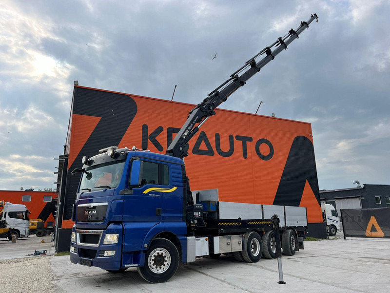 MAN TGX 35.480 8x4*4 HIAB 288E-7 / PLATFORM L=6397 mm - شاحنات مسطحة, شاحنة كرين: صور 1 MAN TGX 35.480 8x4*4 HIAB 288E-7 / PLATFORM L=6397 mm - شاحنات مسطحة, شاحنة كرين: صور 1