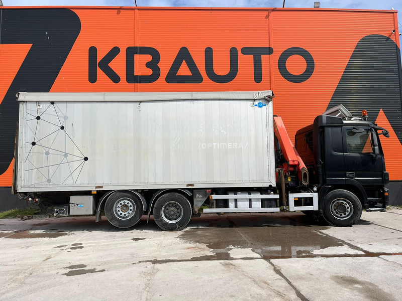 Mercedes-Benz Actros 2536 6x2*4 PK18002 / BOX L=6965 mm - شاحنات مسطحة, شاحنة كرين: صور 4 Mercedes-Benz Actros 2536 6x2*4 PK18002 / BOX L=6965 mm - شاحنات مسطحة, شاحنة كرين: صور 4