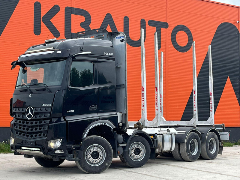 Mercedes-Benz Arocs 3263 8x4 FULL STEEL - شاحنة قطع الأشجار, شاحنة كرين: صور 1 Mercedes-Benz Arocs 3263 8x4 FULL STEEL - شاحنة قطع الأشجار, شاحنة كرين: صور 1