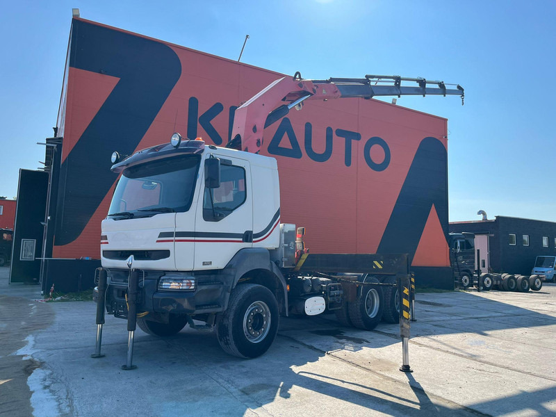 Renault 420 DCI 6x4 PK 32080 / FULL STEEL - شاحنات مسطحة, شاحنة كرين: صور 1 Renault 420 DCI 6x4 PK 32080 / FULL STEEL - شاحنات مسطحة, شاحنة كرين: صور 1