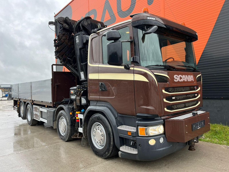Scania G 450 8x2*6 HIAB 622E-8 + JIB / PLATFORM L=6715 mm - شاحنات مسطحة, شاحنة كرين: صور 4 Scania G 450 8x2*6 HIAB 622E-8 + JIB / PLATFORM L=6715 mm - شاحنات مسطحة, شاحنة كرين: صور 4