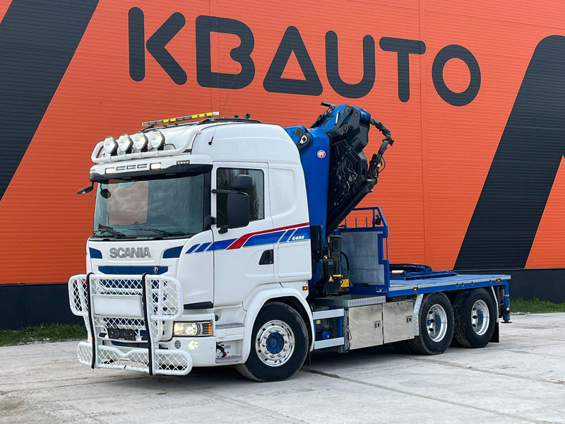 Scania G 490 6x2 HMF 5020 K6 + JIB / RETARDER - شاحنة جرار: صور 2 Scania G 490 6x2 HMF 5020 K6 + JIB / RETARDER - شاحنة جرار: صور 2