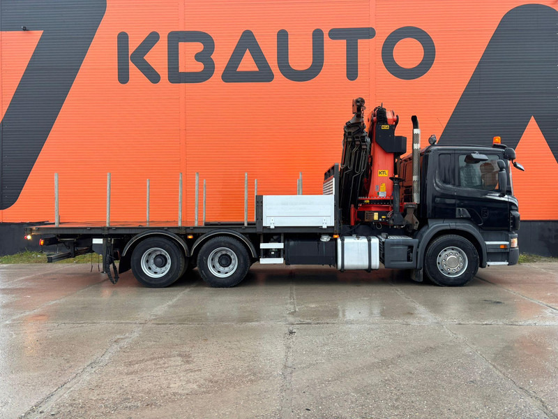 Scania P 380 6x2 PK 44002 + WINCH / PLATFORM L=6090 mm - شاحنات مسطحة, شاحنة كرين: صور 5 Scania P 380 6x2 PK 44002 + WINCH / PLATFORM L=6090 mm - شاحنات مسطحة, شاحنة كرين: صور 5