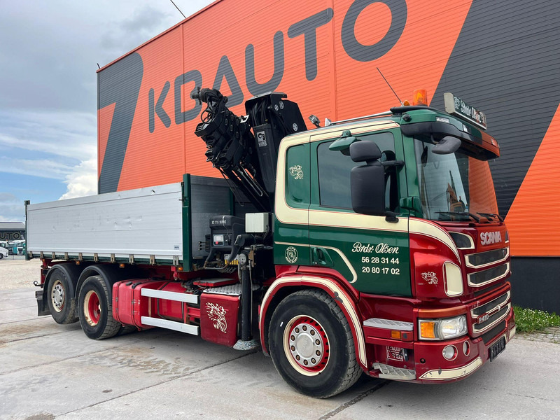 Scania P 410 6x2*4 HIAB 211EP-5 / BOX L=5386 mm - قلابات, شاحنة كرين: صور 4 Scania P 410 6x2*4 HIAB 211EP-5 / BOX L=5386 mm - قلابات, شاحنة كرين: صور 4