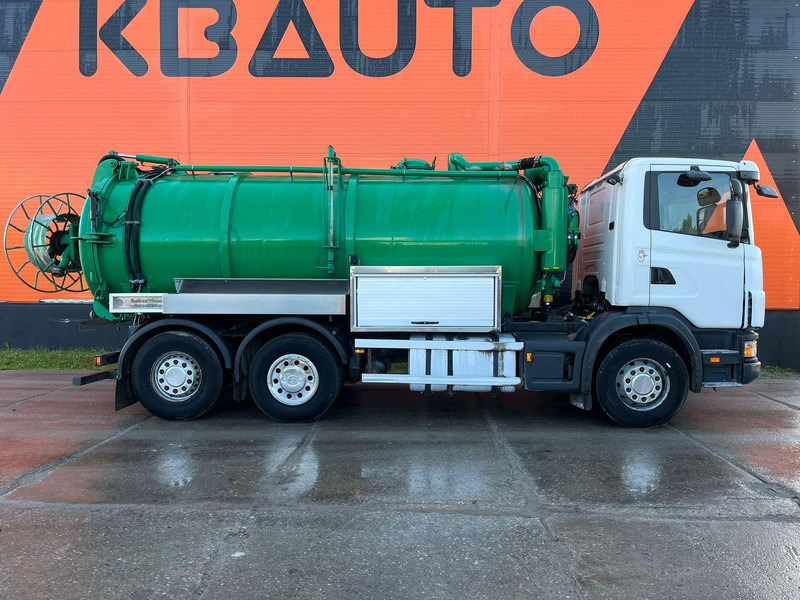 Scania R 124 6x2*4 TANK 1500 I + 13000 l / VACUUM Moro PM200 year 2015 / PRESSURE Pratissoli 500 bar / 200 l/min - فراغ شاحنة: صور 3 Scania R 124 6x2*4 TANK 1500 I + 13000 l / VACUUM Moro PM200 year 2015 / PRESSURE Pratissoli 500 bar / 200 l/min - فراغ شاحنة: صور 3