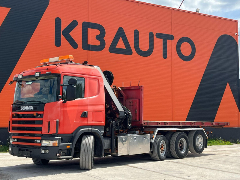 Scania R 144 8x2/4 HIAB 211EP-5 YEAR 2008 / HOOK LIFT L=5400 mm - شاحنة ذات الخطاف, شاحنة كرين: صور 2 Scania R 144 8x2/4 HIAB 211EP-5 YEAR 2008 / HOOK LIFT L=5400 mm - شاحنة ذات الخطاف, شاحنة كرين: صور 2