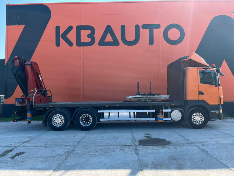 Scania R 340 6x2*4 HMF 2823-K6 + JIB / PLATFORM L=7293 mm - شاحنات مسطحة, شاحنة كرين: صور 5 Scania R 340 6x2*4 HMF 2823-K6 + JIB / PLATFORM L=7293 mm - شاحنات مسطحة, شاحنة كرين: صور 5