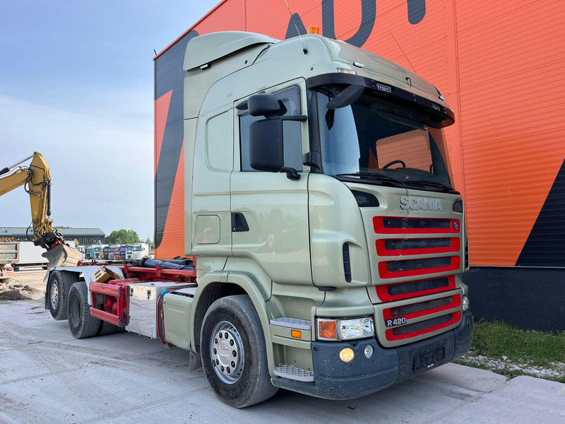 Scania R 420 6x2 PALFINGER T 20 ton / L=5450 mm / RETARDER - شاحنة ذات الخطاف: صور 4 Scania R 420 6x2 PALFINGER T 20 ton / L=5450 mm / RETARDER - شاحنة ذات الخطاف: صور 4