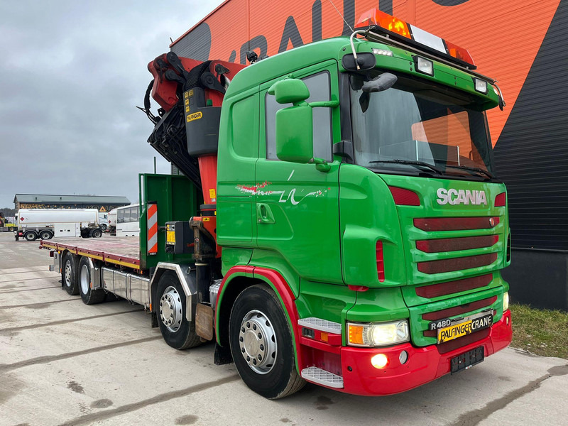 Scania R 480 8x2*6 PK 65002 + JIB / PLATFORM L=7518 mm - شاحنات مسطحة, شاحنة كرين: صور 4 Scania R 480 8x2*6 PK 65002 + JIB / PLATFORM L=7518 mm - شاحنات مسطحة, شاحنة كرين: صور 4