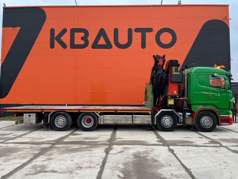 Scania R 480 8x2*6 PK 65002 + JIB / PLATFORM L=7518 mm - شاحنات مسطحة, شاحنة كرين: صور 5 Scania R 480 8x2*6 PK 65002 + JIB / PLATFORM L=7518 mm - شاحنات مسطحة, شاحنة كرين: صور 5