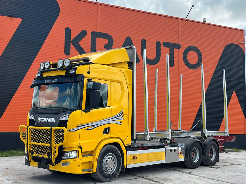 Scania R 730 6x4 RETARDER - شاحنة قطع الأشجار, شاحنة كرين: صور 1 Scania R 730 6x4 RETARDER - شاحنة قطع الأشجار, شاحنة كرين: صور 1