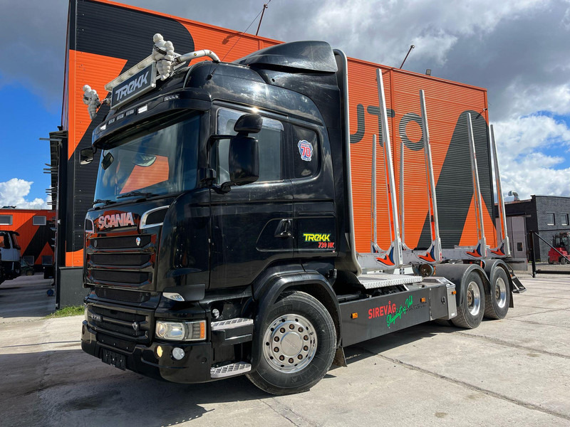 Scania R 730 6x4 RETARDER - شاحنة قطع الأشجار, شاحنة كرين: صور 2 Scania R 730 6x4 RETARDER - شاحنة قطع الأشجار, شاحنة كرين: صور 2