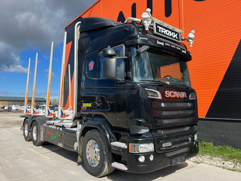 Scania R 730 6x4 RETARDER - شاحنة قطع الأشجار, شاحنة كرين: صور 4 Scania R 730 6x4 RETARDER - شاحنة قطع الأشجار, شاحنة كرين: صور 4