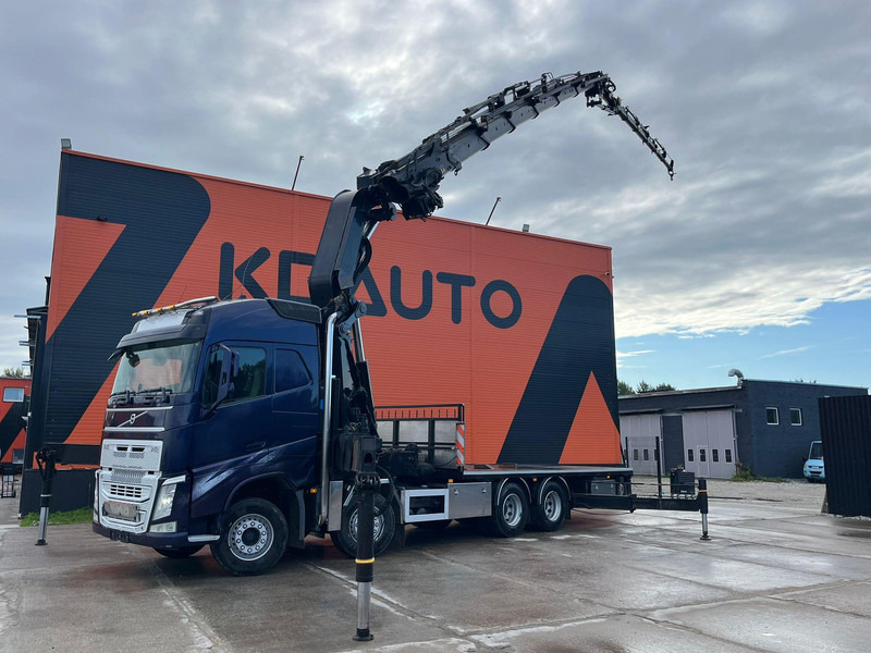 Volvo FH 500 8x4 EFFER 1405 6s + JIB + WINCH / PLATFORM EXTENDABLE L=6206 - 8226mm - شاحنات مسطحة, شاحنة كرين: صور 1 Volvo FH 500 8x4 EFFER 1405 6s + JIB + WINCH / PLATFORM EXTENDABLE L=6206 - 8226mm - شاحنات مسطحة, شاحنة كرين: صور 1