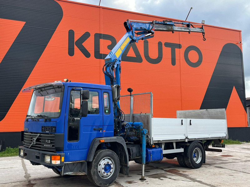 Volvo FL 608 4x2 PK 8200 / BOX L=4249 mm - شاحنات مسطحة, شاحنة كرين: صور 1 Volvo FL 608 4x2 PK 8200 / BOX L=4249 mm - شاحنات مسطحة, شاحنة كرين: صور 1